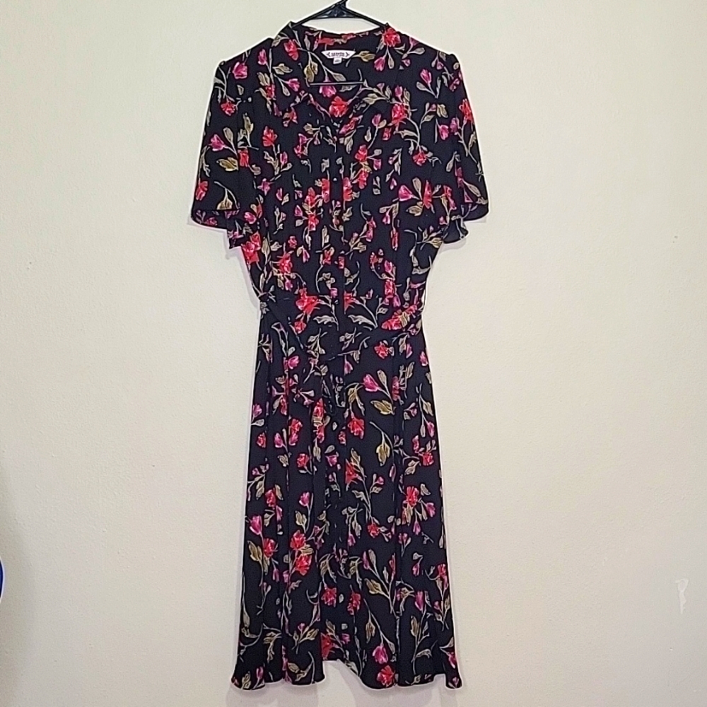 Nanette Lepore Floral A-line Dress Size 14